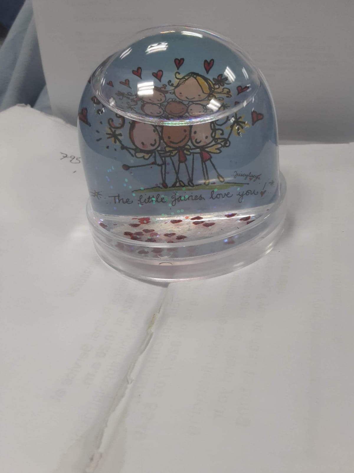 Magic Glitter Globe Pen Holder